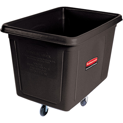 Bulk Cube Truck, Polyethylene, 48" L x 34-1/16" W x 36-1/2" H, 20 cu.ft. Volume, 600 lbs. Capacity Helyx Safety & Industrial Supplies