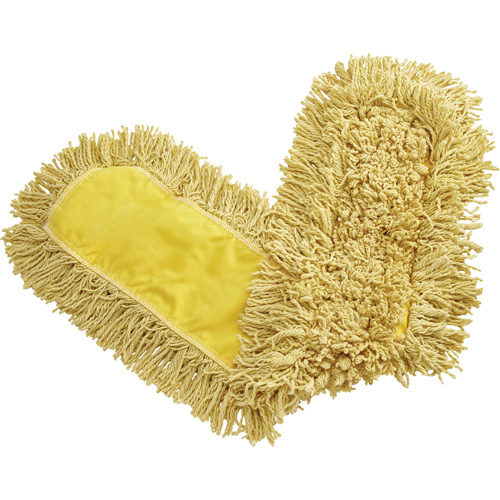 Vadrouille pour &eacute;pousseter avec m&eacute;lange de fils Trapper, Style &agrave; enfiler, Coton/Fil, 36" lo x 5" la Helyx Safety & Industrial Supplies