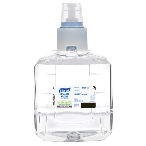 LTX-12 Advanced Foam Hand Sanitizer, 1200 ml, Cartridge Refill, 70% Alcohol Helyx Safety & Industrial Supplies