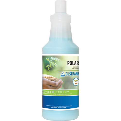 Nettoyant en cr&egrave;me pour salle de bain Polar, 1 L/1,0 L, Bouteille Helyx Safety & Industrial Supplies