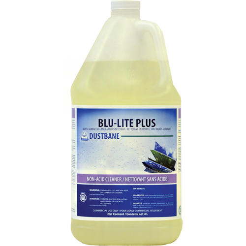 Blu-Lite Plus Multi-Surface Cleaner and Disinfectant, 4 L, Jug Helyx Safety & Industrial Supplies
