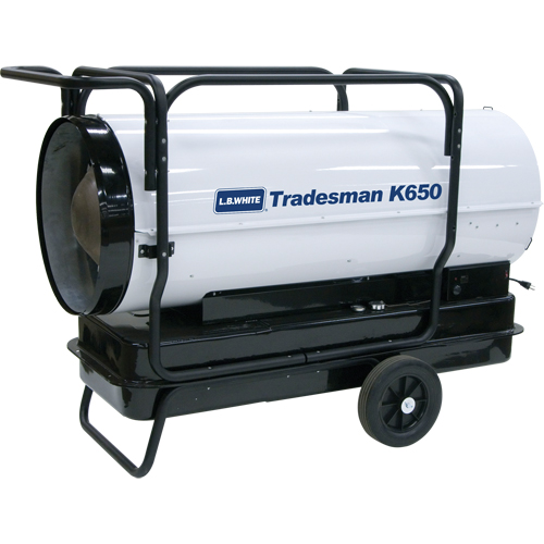 Tradesman&reg; Forced Air Heater, Fan, Kerosene, 650,000 BTU/H Helyx Safety & Industrial Supplies