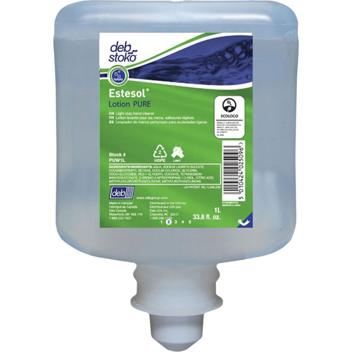 Estesol&reg; Pure Light-Duty Hand Cleaner, Cream, 1 L, Refill, Fresh Scent Helyx Safety & Industrial Supplies