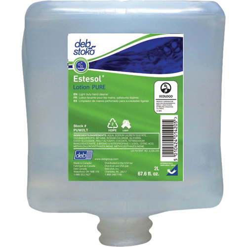 Estesol&reg; Pure Light-Duty Hand Cleaner, Cream, 2 L, Refill, Fresh Scent Helyx Safety & Industrial Supplies