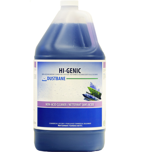 Hi-Genic Bathroom Cleaner & Sanitizer, 5 L, Jug Helyx Safety & Industrial Supplies