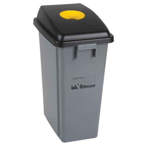 Bac &agrave; d&eacute;chets et de recyclage, Plastique, 16 gal. US Helyx Safety & Industrial Supplies