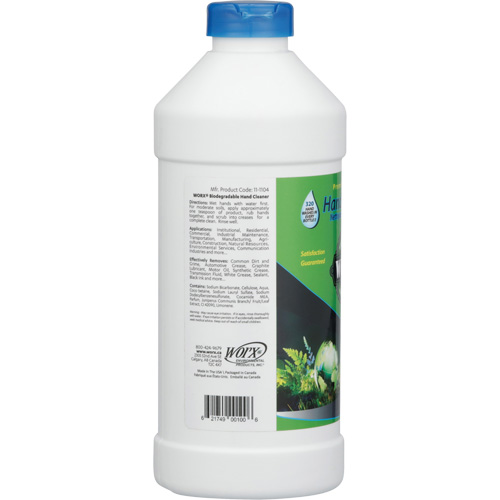 Nettoyant pour les mains biod&eacute;gradable, Poudre, 1 lb, Bouteille, Parfum&eacute; Helyx Safety & Industrial Supplies