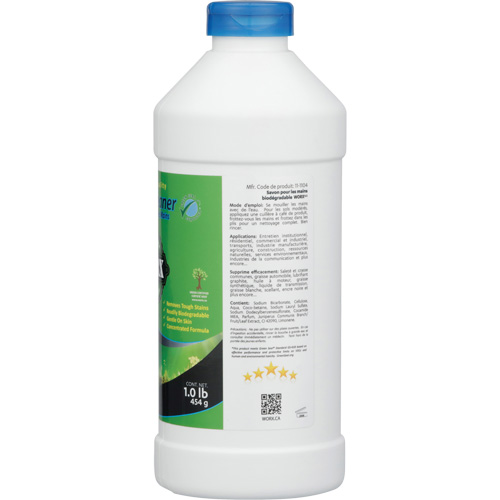 Nettoyant pour les mains biod&eacute;gradable, Poudre, 1 lb, Bouteille, Parfum&eacute; Helyx Safety & Industrial Supplies