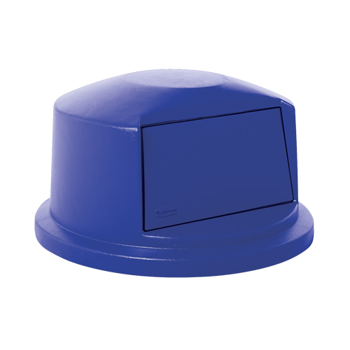 Round Brute&reg; Tops, Dome Lid, Plastic/Polyethylene, Fits Container Size: 22" Dia. Helyx Safety & Industrial Supplies
