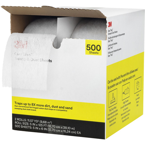 &eacute;poussi&eacute;reur Easy Trap, Microfibre, Blanc Helyx Safety & Industrial Supplies