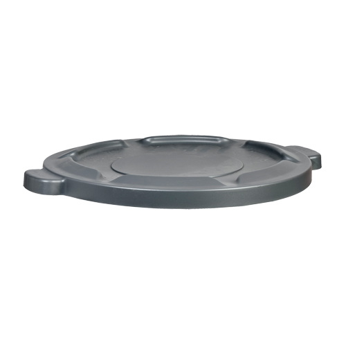 32 Gal Waste Container Lid, Flat Lid, Plastic/Polyethylene, Fits Container Size: 22" Dia. Helyx Safety & Industrial Supplies