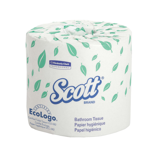Scott&reg; Toilet Paper, 1 Ply, 550 Sheets/Roll, 403' Length, White Helyx Safety & Industrial Supplies