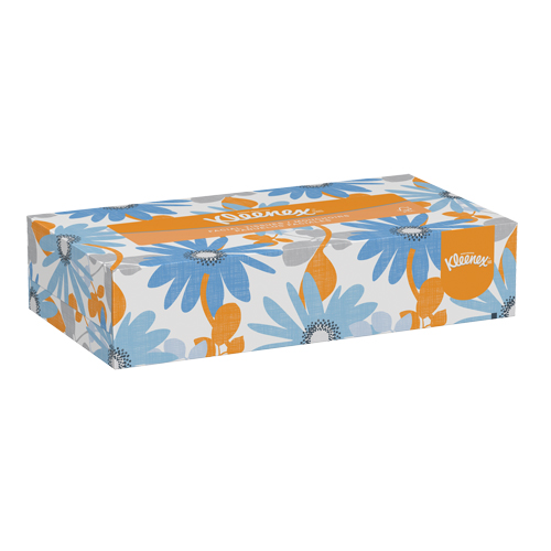 Papier-mouchoir Kleenex, 2 pli, 8" lo x 8-1/2" la, 125 feuilles/boîte Helyx Safety & Industrial Supplies