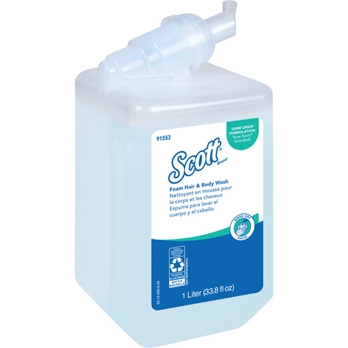 Scott&reg; Pro Foam Hair & Body Wash, 1000 ml, Fresh Scent, Bottle Helyx Safety & Industrial Supplies