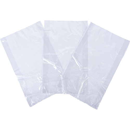 Poly Bags, Open Top, 8" x 3-1/2", 1 mils Helyx Safety & Industrial Supplies