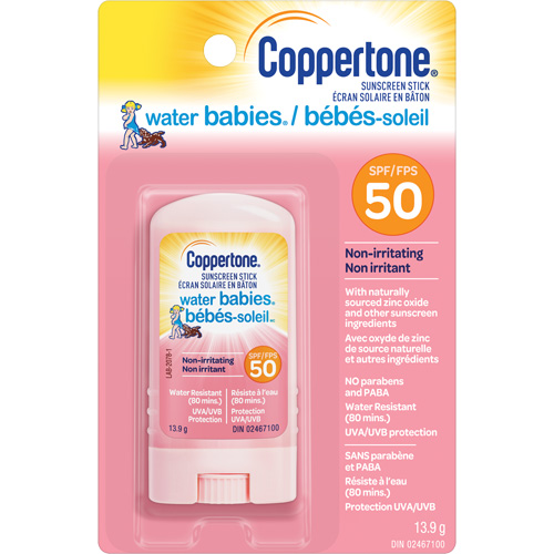 Water Babies&reg; Sunscreen, SPF 50, Stick Helyx Safety & Industrial Supplies