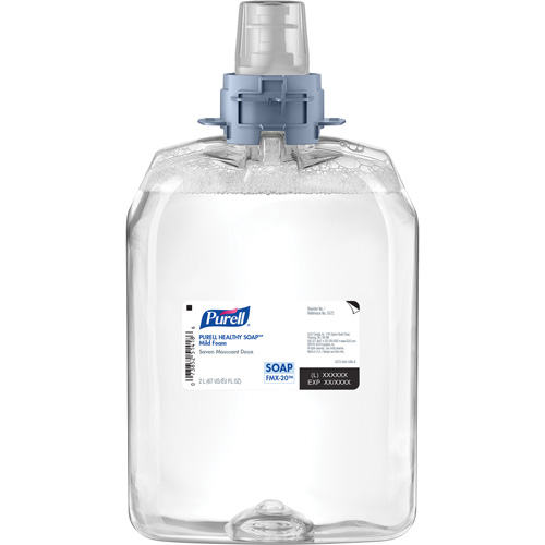 Healthy Soap FMX-20 Mild Handwash, Foam, 2 L, Unscented Helyx Safety & Industrial Supplies