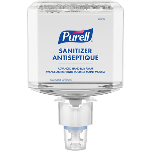 D&eacute;sinfectant pour les mains avanc&eacute; en mousse ES6, 1200 ml, Cartouche de recharge, 70 % alcool Helyx Safety & Industrial Supplies