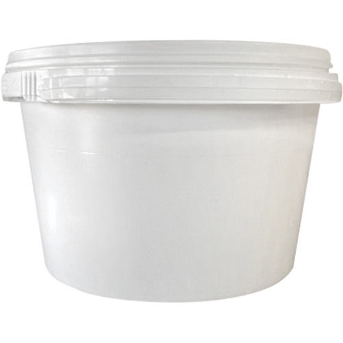 Seau avec couvercle, Plastique, 1,03 gal. Helyx Safety & Industrial Supplies