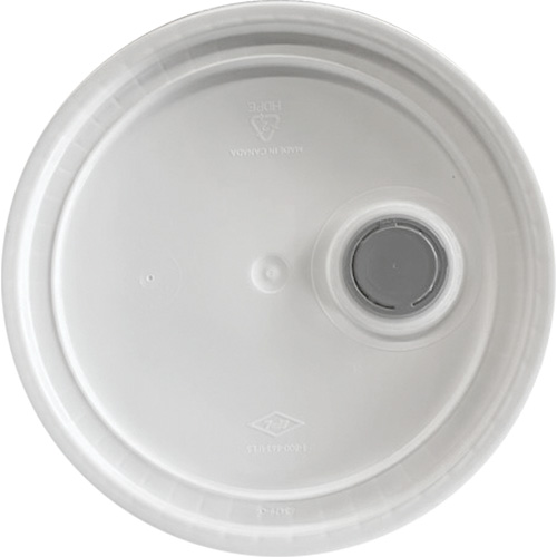 Seau avec couvercle, Plastique, 5,25 gal. Helyx Safety & Industrial Supplies