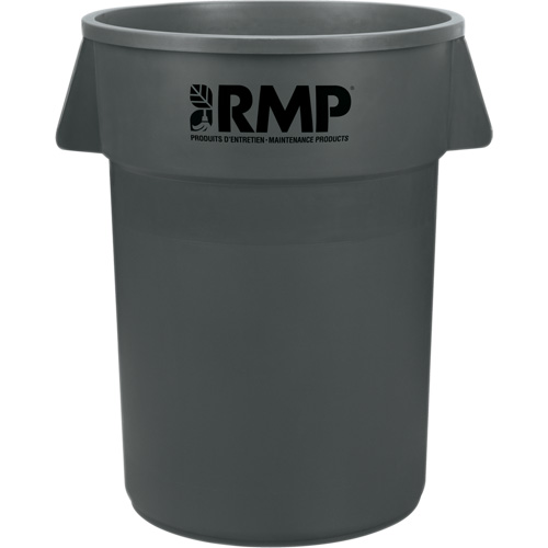 Garbage Bin, Polyethylene, 44 US gal. Helyx Safety & Industrial Supplies