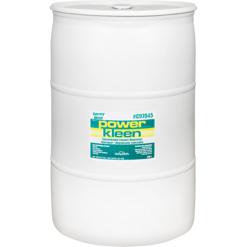Produit nettoyant pour nettoyeur de pi&egrave;ces Power Kleen, 208 L, Baril Helyx Safety & Industrial Supplies