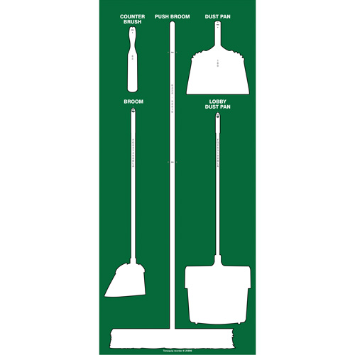 Ultra Aluma-Lite Dry Shadow Board (English Only) Helyx Safety & Industrial Supplies