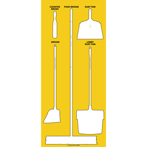 Ultra Aluma-Lite Dry Shadow Board (English Only) Helyx Safety & Industrial Supplies