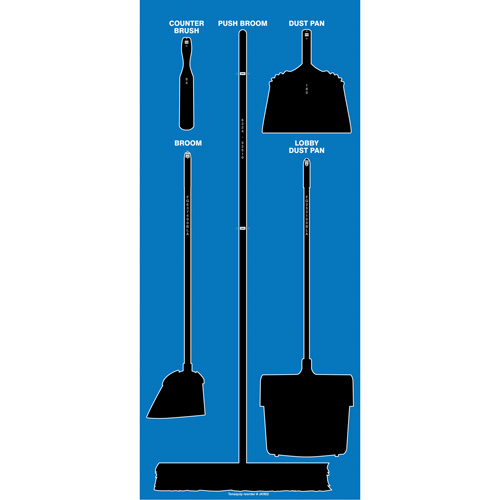 Ultra Aluma-Lite Dry Shadow Board (English Only) Helyx Safety & Industrial Supplies