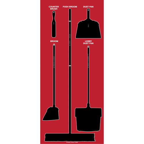 Ultra Aluma-Lite Dry Shadow Board (English Only) Helyx Safety & Industrial Supplies