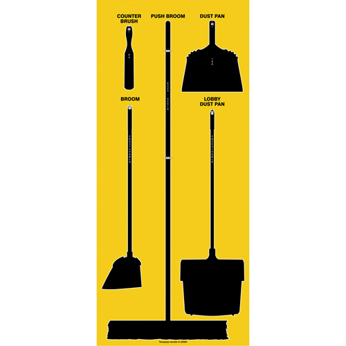 Ultra Aluma-Lite Dry Shadow Board (English Only) Helyx Safety & Industrial Supplies