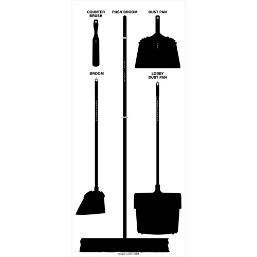 Ultra Aluma-Lite Dry Shadow Board (English Only) Helyx Safety & Industrial Supplies