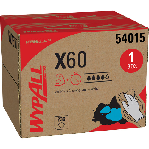 X60 Wipers, All-Purpose, 16-3/4" L x 11" W Helyx Safety & Industrial Supplies