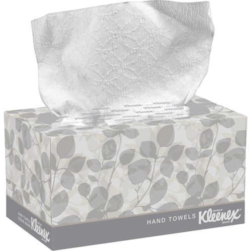 Kleenex&reg; Hand Towels in a POP-UP* Box, 1 Ply, 10-1/2" L x 9" W, 120 /Pack Helyx Safety & Industrial Supplies