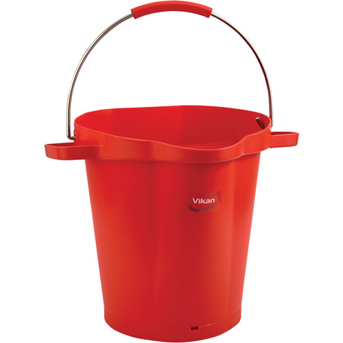 Food Hygiene Bucket, Red, 5 US gal. Helyx Safety & Industrial Supplies