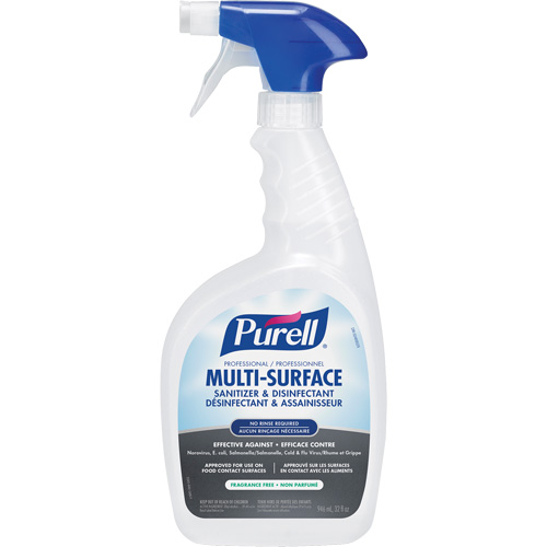 Professional Multi-Surface Sanitizer & Disinfectant, 946 ml, Trigger Bottle Helyx Safety & Industrial Supplies