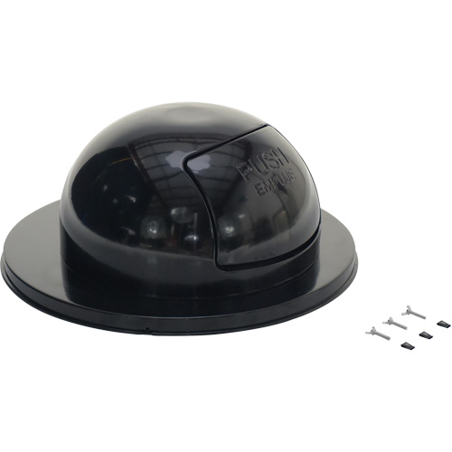 Drum Waste Disposal Top, Dome Lid, Metal, Fits Container Size: 23-1/2" Dia. Helyx Safety & Industrial Supplies