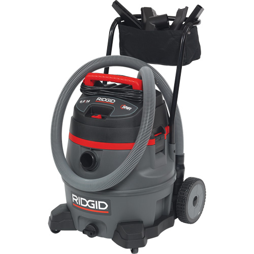 Aspirateur industriel avec chariot NXT, Secs-humides, 6 CV, 14 gal. US (53 litres) Helyx Safety & Industrial Supplies