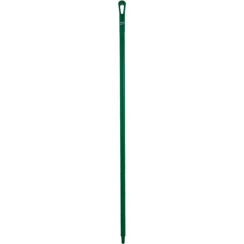 Ultra Hygiene Handle, Broom/Scraper/Squeegee, Green, Ergonomic, 59" L Helyx Safety & Industrial Supplies