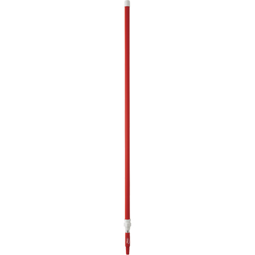 Manche de brosse pour plateforme, Brosse/Support &agrave; tampon, Rouge, T&eacute;lescopique, 62"-113" lo Helyx Safety & Industrial Supplies