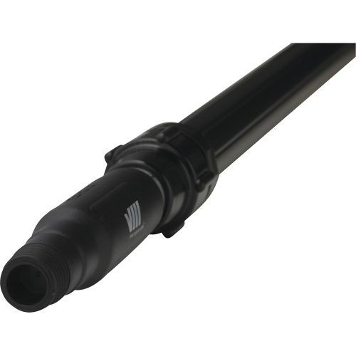 Deck Scrub Handle, Brush/Pad Holder, Black, Telescopic, 62"-113" L Helyx Safety & Industrial Supplies