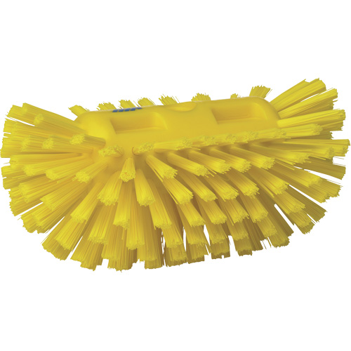 Tank Brush, Stiff Bristles, 8-1/4" Long, Yellow Helyx Safety & Industrial Supplies