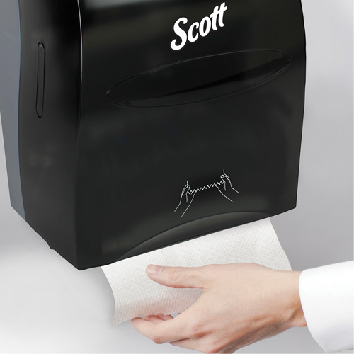 Distributeur d'essuie-mains Essential de Scott, Manuel/Sans contact, 12,63" la x 10,2" p x 16,13" h Helyx Safety & Industrial Supplies
