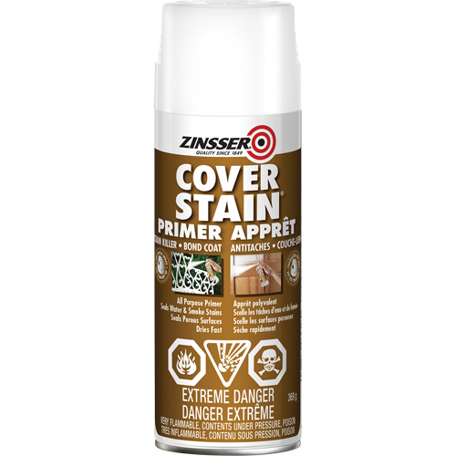 Cover Stain&reg; Oil-Base Primer Sealer, Aerosol Can, White Helyx Safety & Industrial Supplies