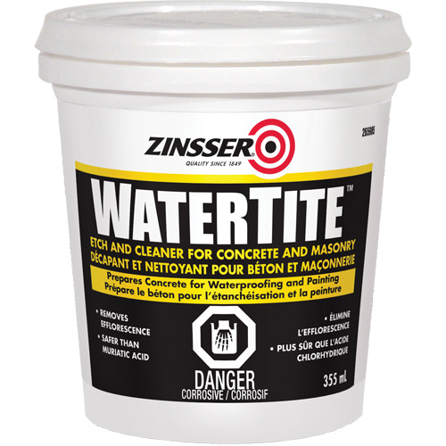 Produit nettoyant et de pr&eacute;paration du b&eacute;ton Zinsser Watertite Helyx Safety & Industrial Supplies