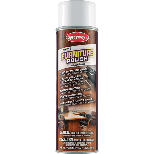 Vernis pour meubles, 20 oz, Canette a&eacute;rosol Helyx Safety & Industrial Supplies