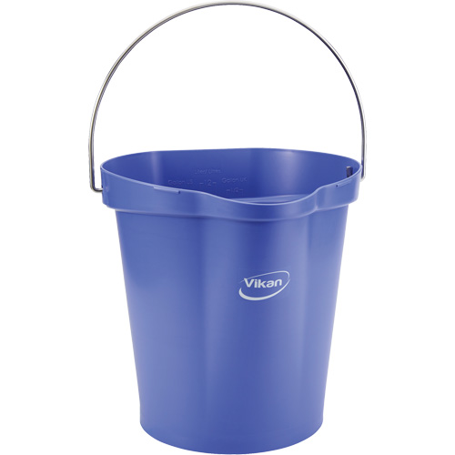 Seau pour l'hygi&egrave;ne des aliments, Mauve, 3 gal. US Helyx Safety & Industrial Supplies