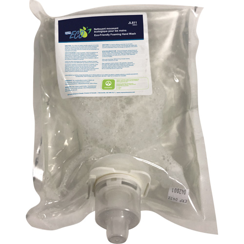 Savon &agrave; mains &eacute;cologique, Mousse, 1 L, Sans parfum Helyx Safety & Industrial Supplies