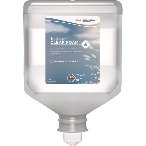 Savon transparent pour les mains Refresh, Mousse, 2 L, Sans parfum Helyx Safety & Industrial Supplies