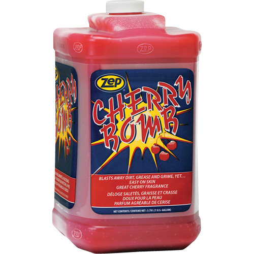 Cherry Bomb Heavy-Duty Hand Cleaner, Pumice, 3.78 L, Bottle, Cherry Helyx Safety & Industrial Supplies